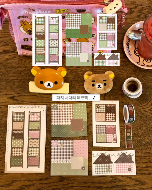 [Loverspickme] Patch Ladder Memo Sticker Set