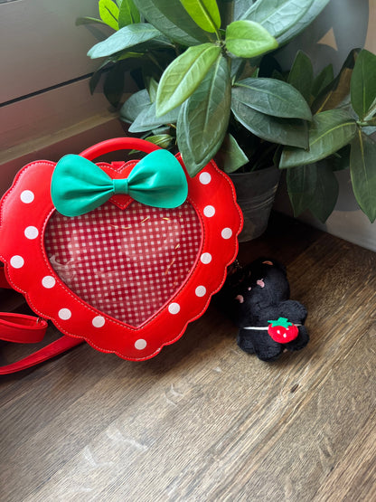 Mini Strawberry Heart Ita Bag