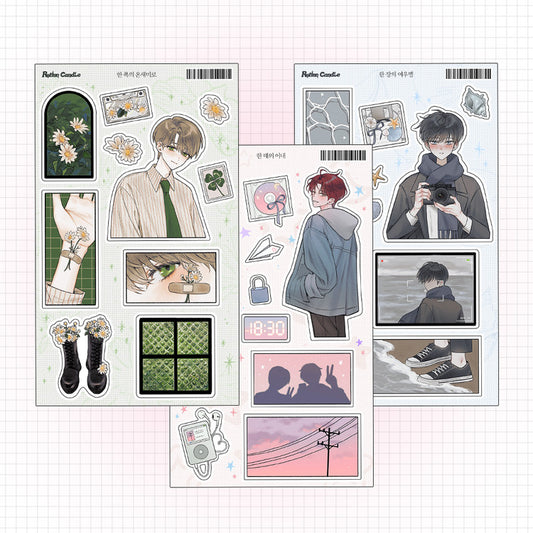 [Rotten Candle] Color Series Sticker Sheet (3 Options)