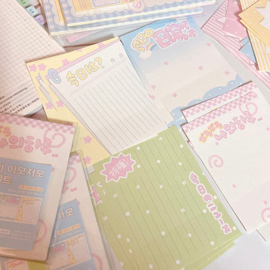 [Love Things] Today's Bits & Pieces Memo Sticker Set