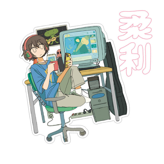 [Keemyurii] Hmm Hmm Desk Die Cut Sticker