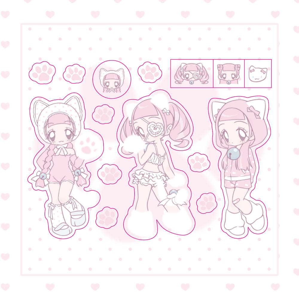 [Rumpumpum] Kitty Liberation Clear Sticker Sheet