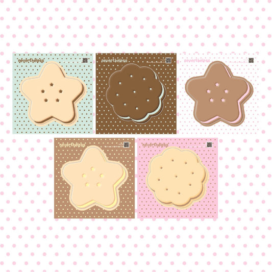 [Nevertheless] Mini Mini Cookie Square Memo Sticker Pack