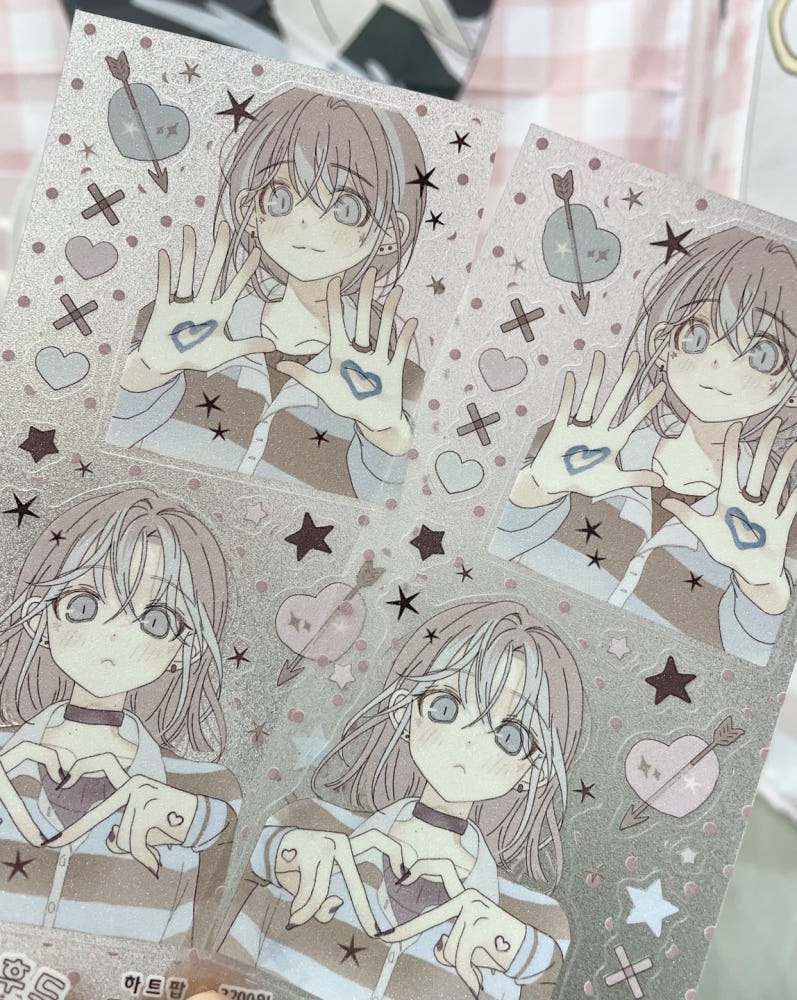 [Childhood Memories] Heart Pop Sticker Sheet