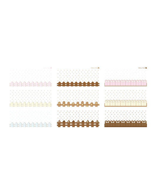 [Loverspickme] Fence Memo Sticker Set