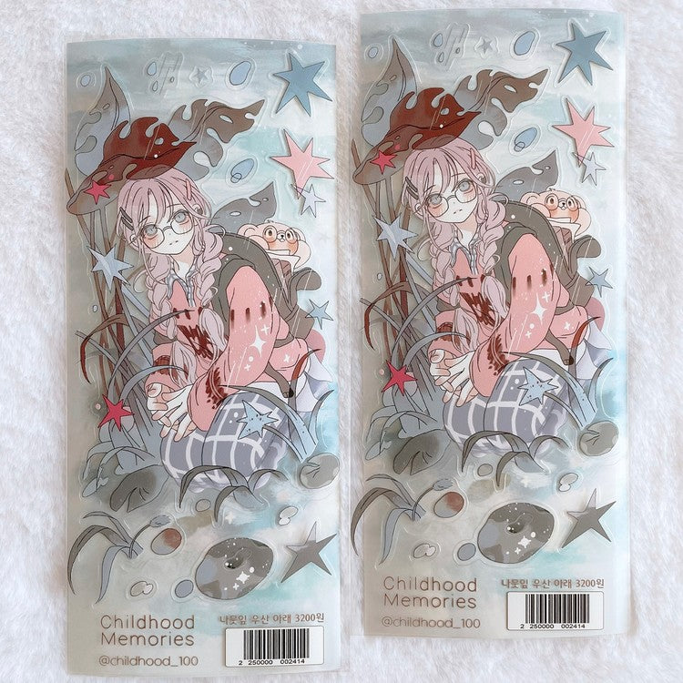 [Childhood Memories] Under the Leaf Umbrella Sticker Sheet