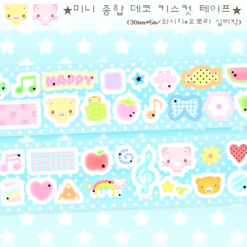 [Pobe Store] Mini Deco Kiss Cut Tape