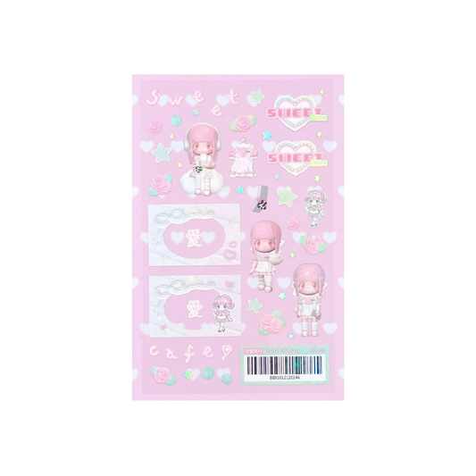 [Coral Tree] Creamy Rose (Pink) Deco Sticker