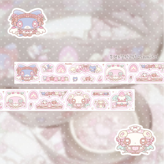 [Ako, Aikong] Choco Tiny Cutie Kiss Cut Tape