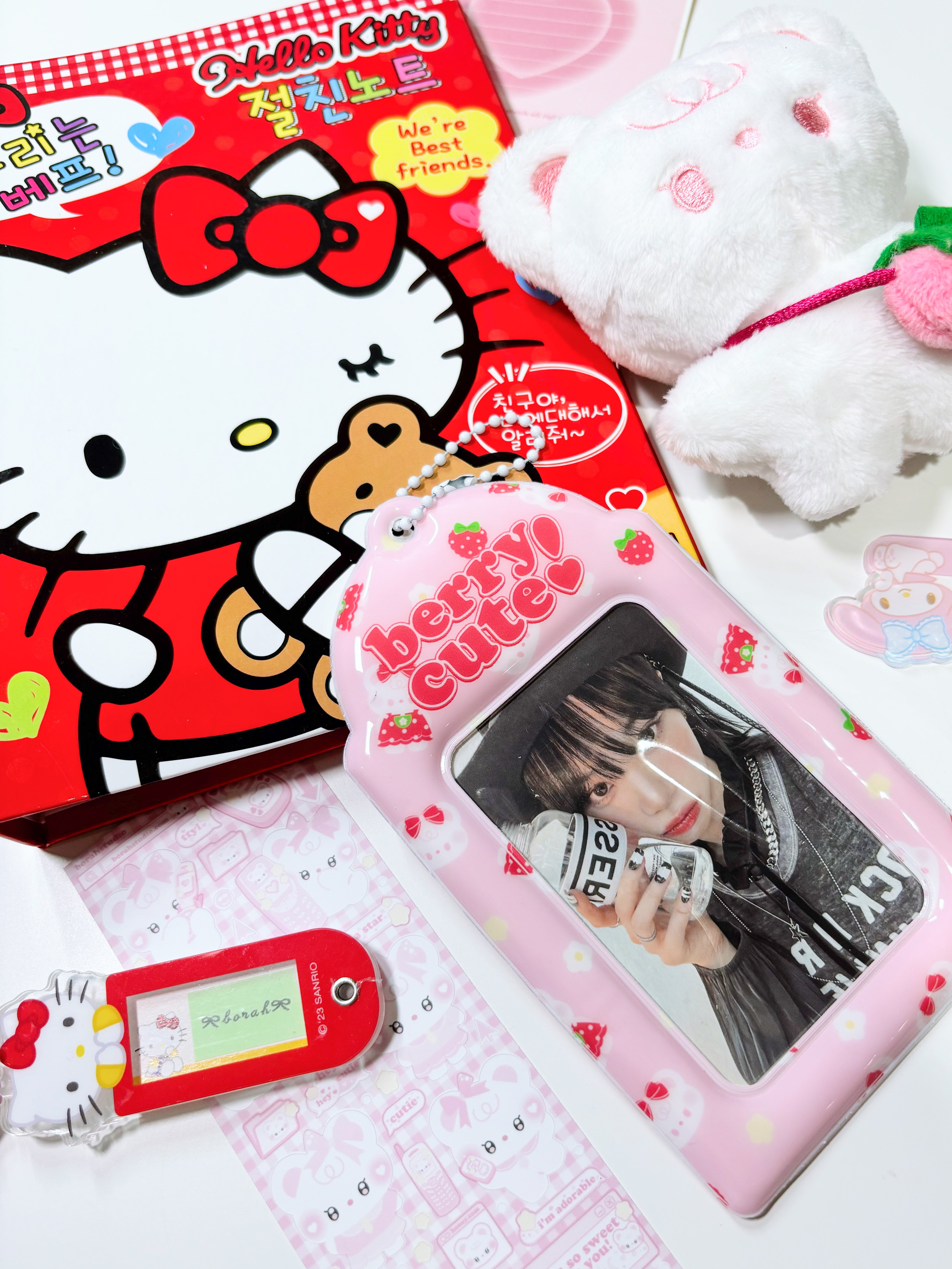 borahstudio] Honey Strawberry Photocard Holder – It's Deco Day