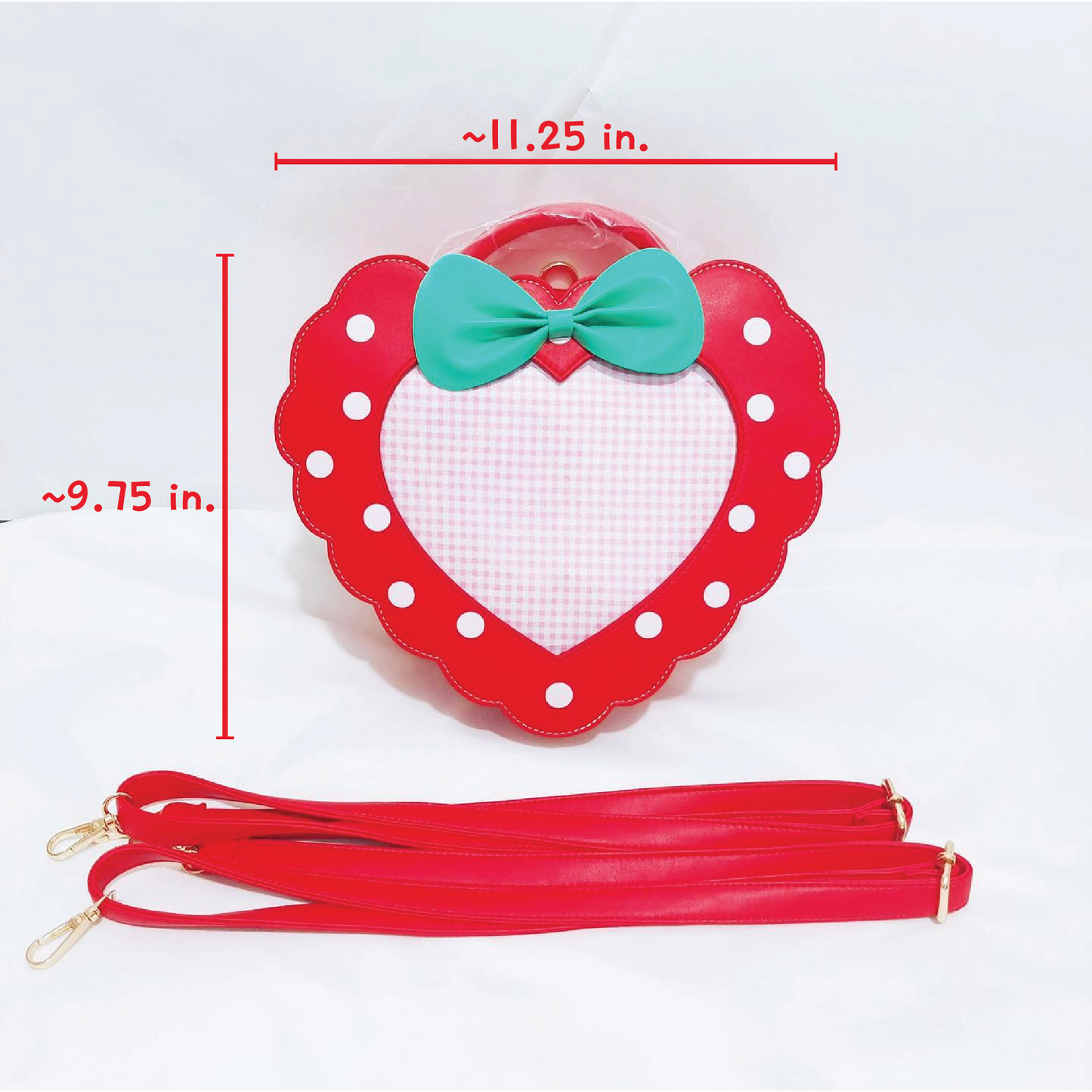 Strawberry Heart Ita Bag (Big)