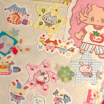 [Berddi] Berddi's Family Cats Sticker Sheet