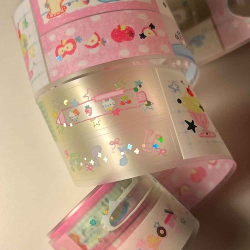 [Berddi] Cute Little Squares Kiss Cut Washi Tape