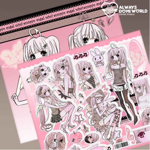 [Domi World] Music Angel Mimi Sticker Sheet