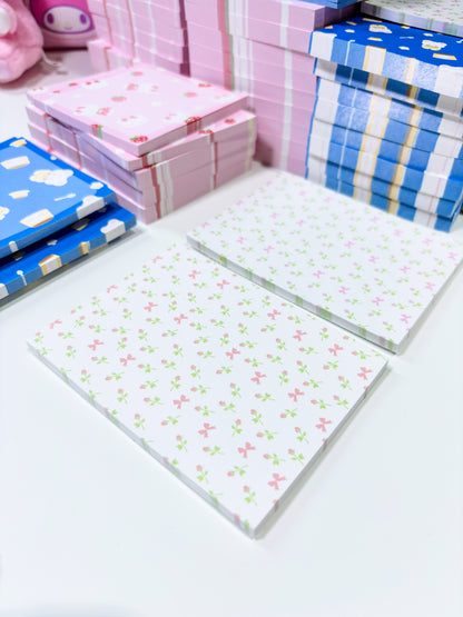 [borahstudio] Coquette Rose Memo Pad