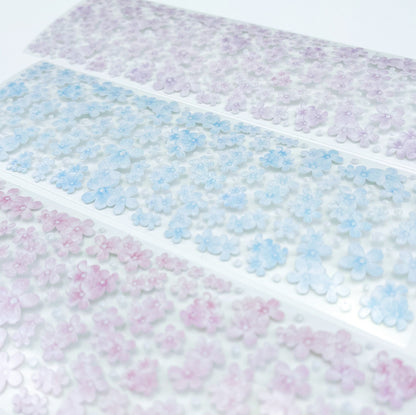 borahstudio Pastel Mini Flowers In Bloom - Forget Me Not Collection