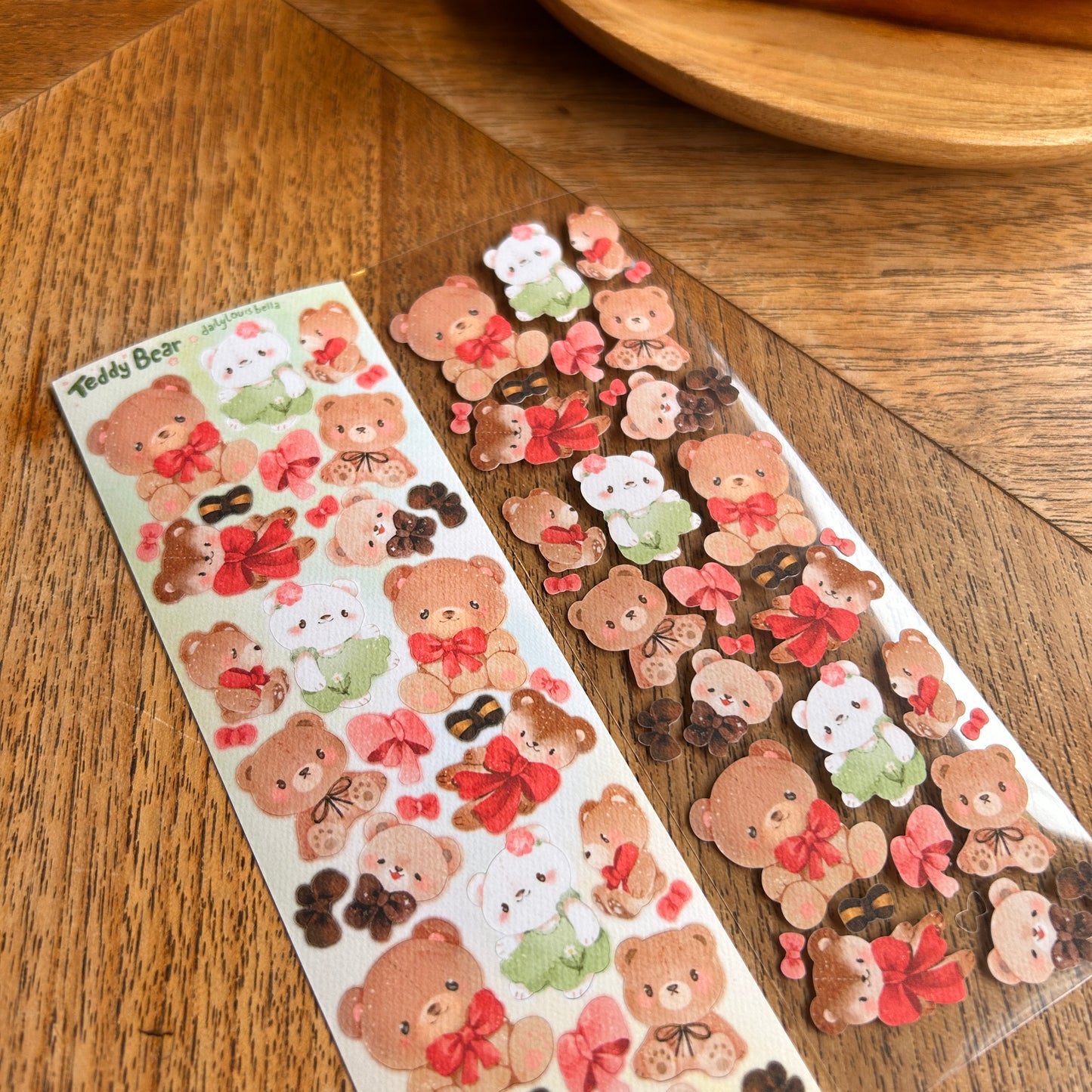 [Dailylouisbella] Brown Teddy Deco Sticker Sheet