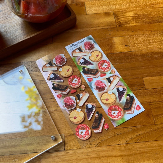 [Dailylouisbella] Cafe Refreshment Deco Sticker (Velvet Matte)