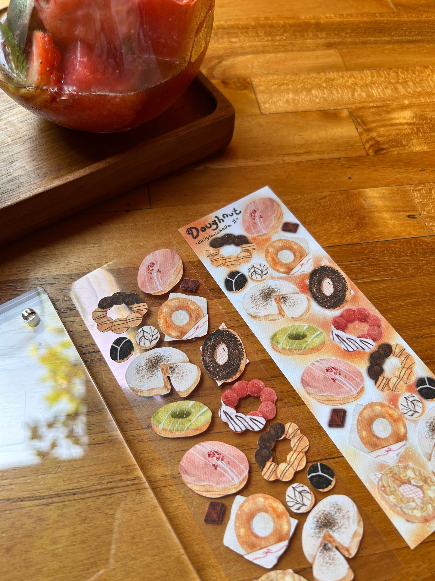 [Dailylouisbella] Doughnut Deco Sticker (Velvet Matte)