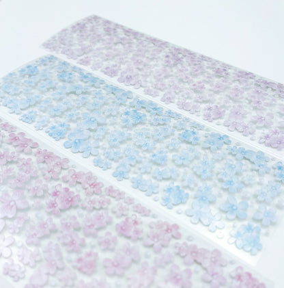 borahstudio Pastel Mini Flowers In Bloom - Forget Me Not Collection