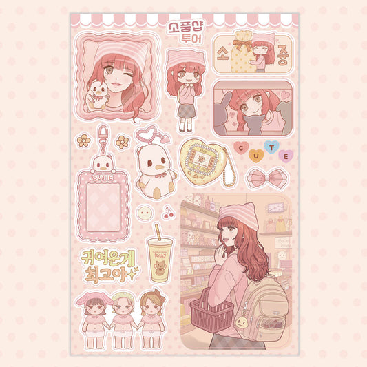[Encho House] Stationery Store Tour Sticker Sheet