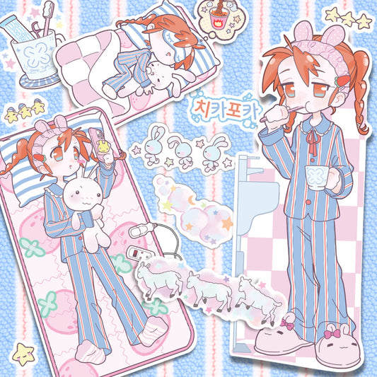 [Heez] Rolling Around Sticker Sheet