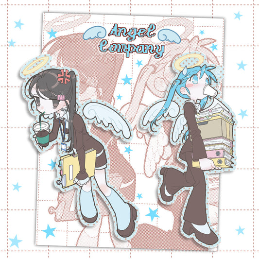 [Heez] Angel Company Die Cut Sticker Set