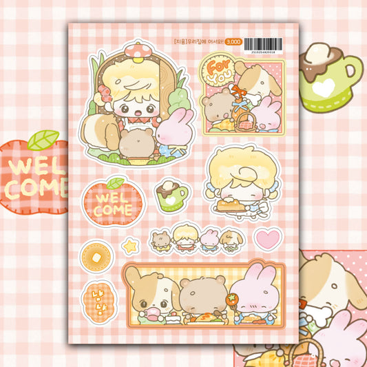 [Jeeyoom] Welcome to My House Sticker Sheet