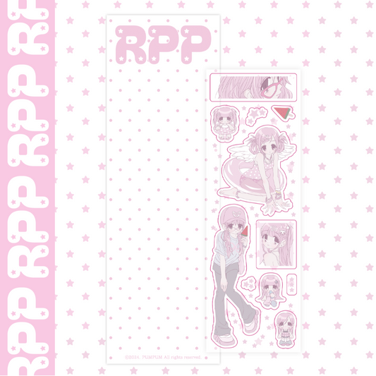 [Rumpumpum] Lonely Girl Deco Sticker (Clear)