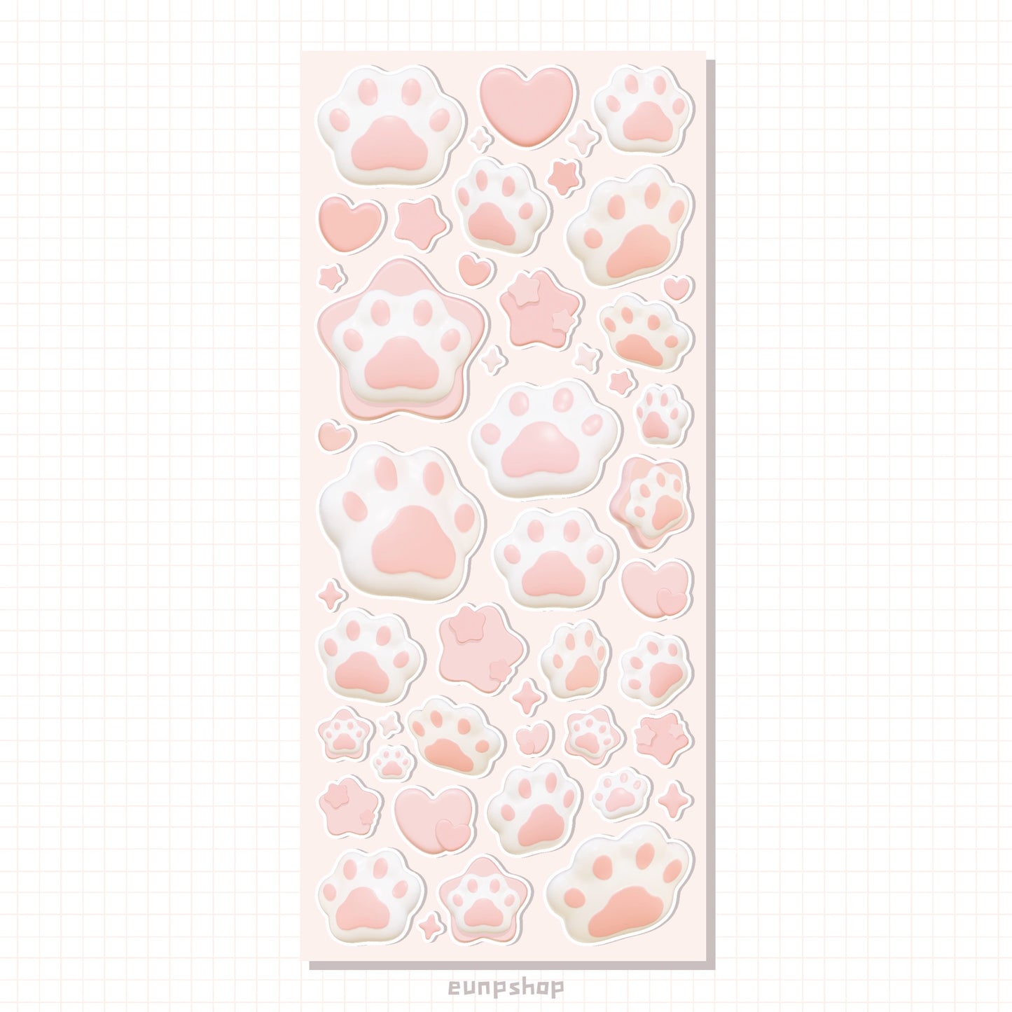 [Eunpshop] Gummy Cat Sticker Sheet