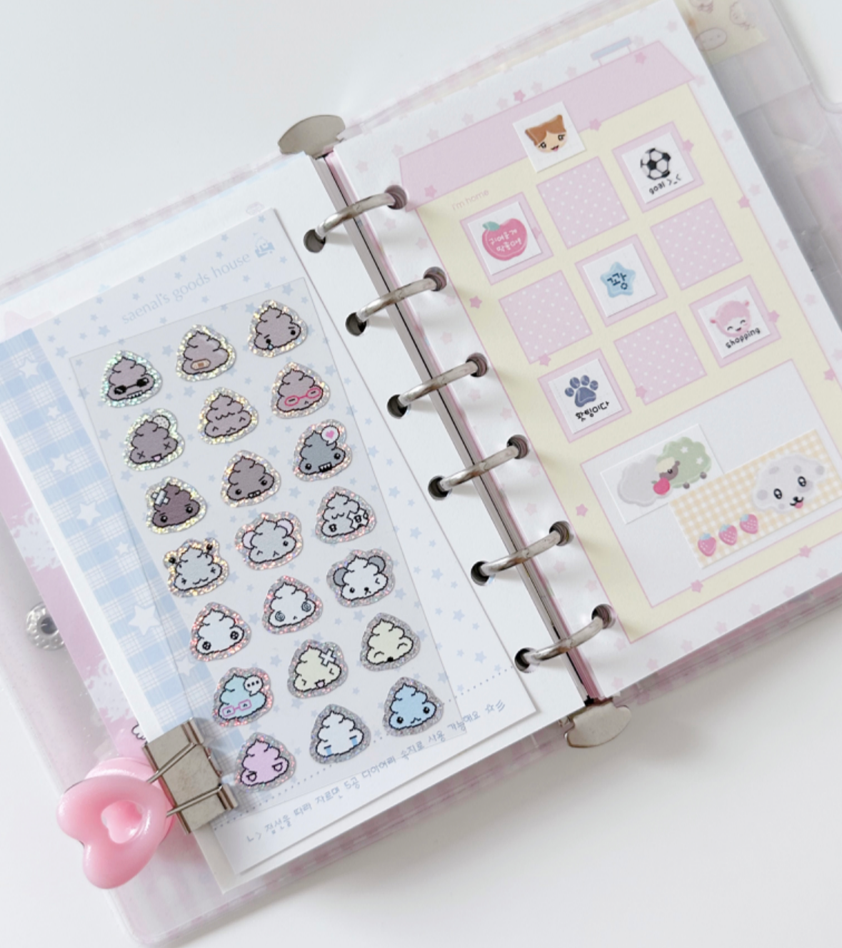 [Seok Sae Nal] Poo Poo, Baby Poo! Deco Sticker Sheet