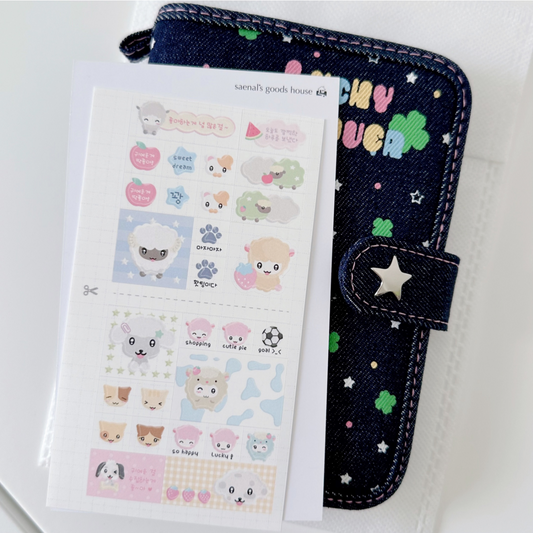 [Seok Sae Nal] 2 Tier Diary Deco Sticker Sheet