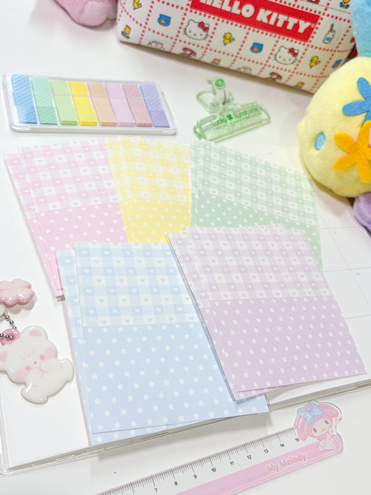 [Borah Studio] Pastel Star Memo Sticker Pack (10 Sheets)