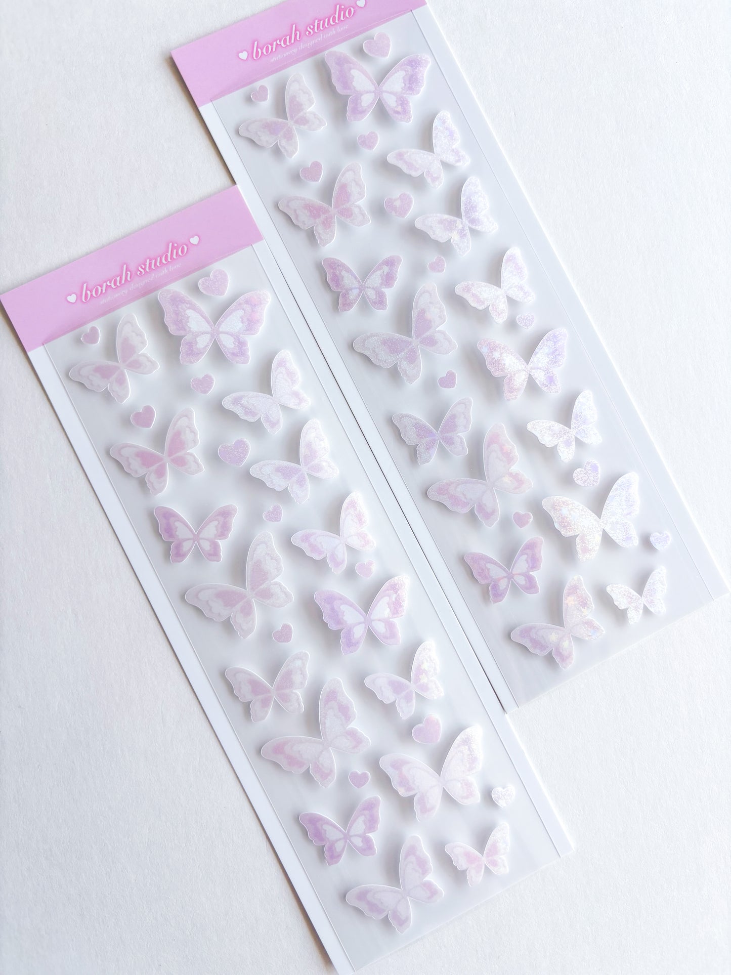 [Borah Studio] Purple Lover's Butterfly Deco Sticker