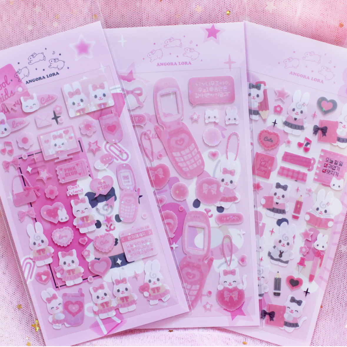 [Angora Lora] High Teen Lora & Lonyang Deco Sticker (3 Styles) – It's ...