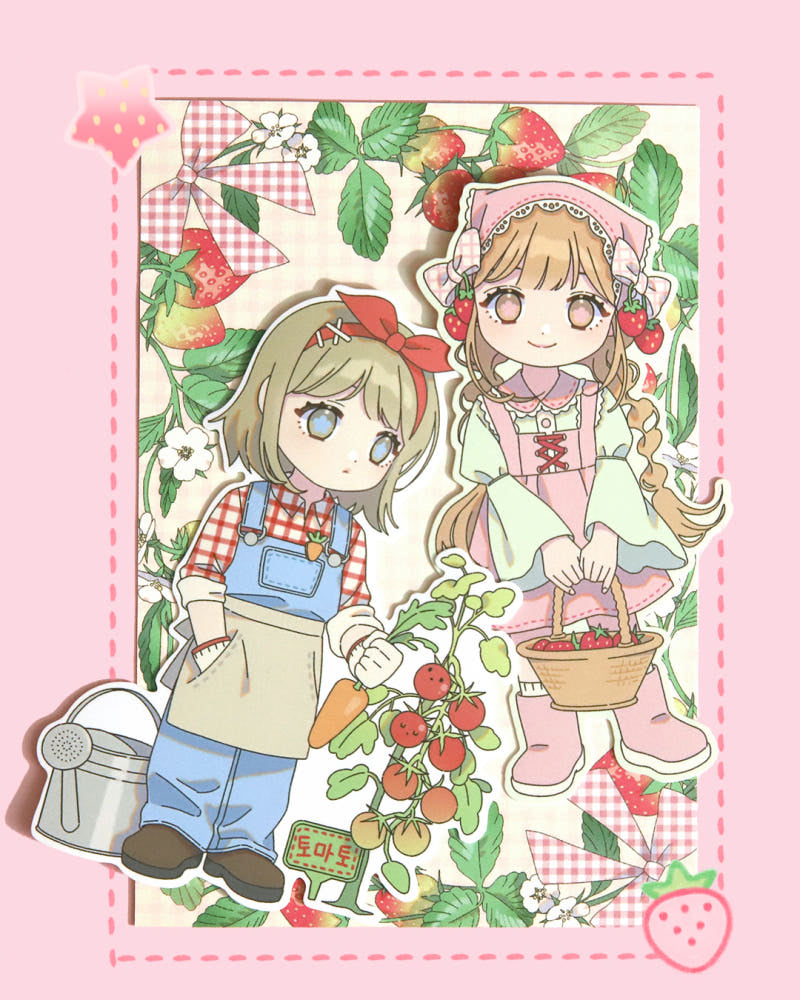 [Jjong Studio] Country Girl Die Cut Set