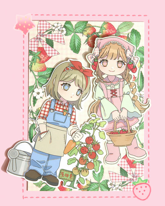 [Jjong Studio] Country Girl Die Cut Set