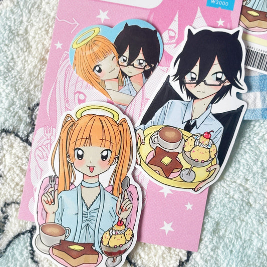 [Zkzk Studio] Black Sugar Hell Cafe Die Cut Sticker Set