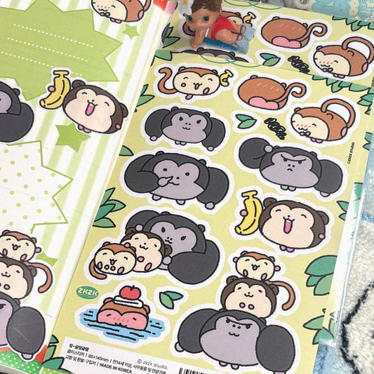 [Zkzk Studio] Jungle Sticker Sheet