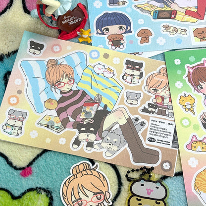 [Zkzk Studio] Day Off Sticker Sheet (3 Options)