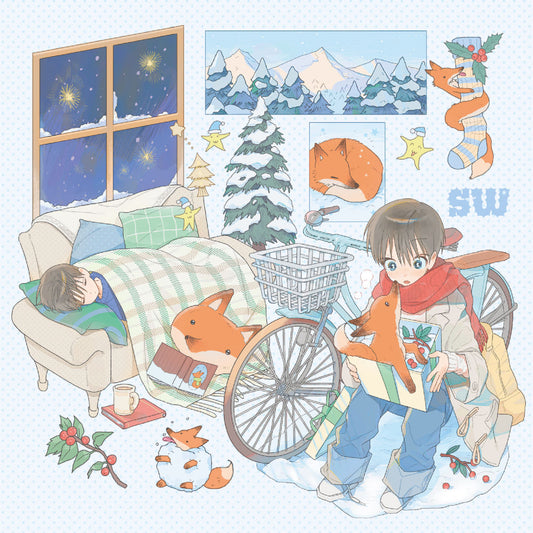 [Sw_o.ov] Winter and Fox Sticker Sheet
