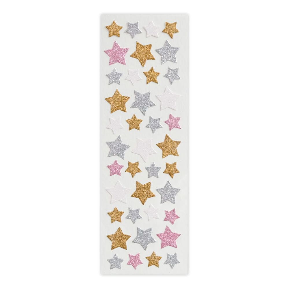 [A Scoop of P] Sand Star Glitter Deco Sticker Sheet