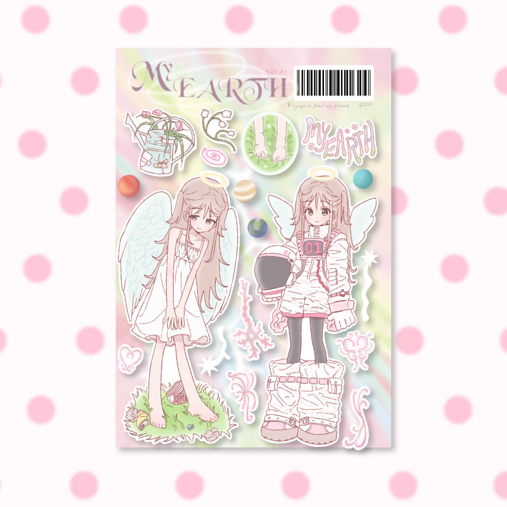 [Ricomaru] My Earth Sticker Sheet