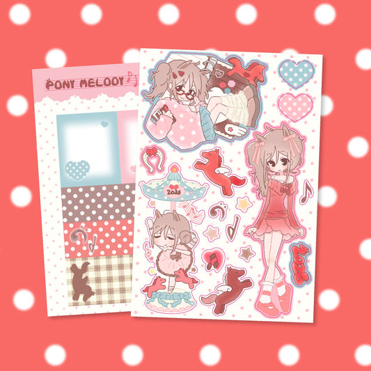 [Ricomaru] Pony Melody Sticker Sheet