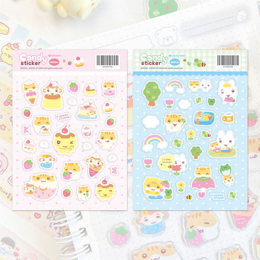 [Jhove Studio] Candy Deco Sticker Sheet (2 Options)