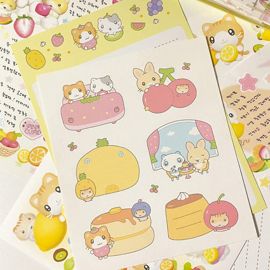 [Jhove Studio] Sweet Fruits Memo Sticker Sheet
