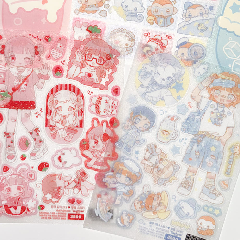 [Seolkee] Soda Sticker Sheet (2 Options)