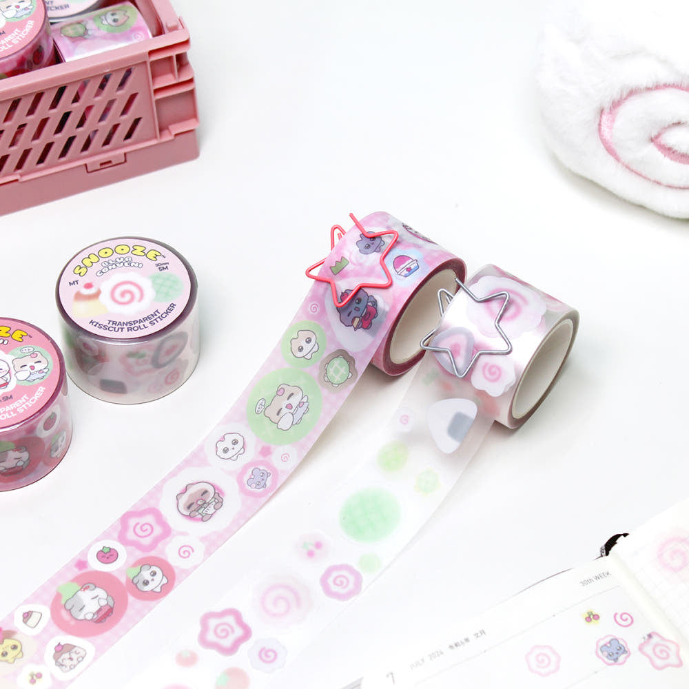 [Snooze Kittens] Conveni Kiss Cut Tape (2 Options)