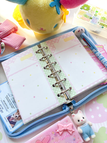 [Borah Studio] Sweet Home A7 Diary Inserts / Refills (20 sheets)