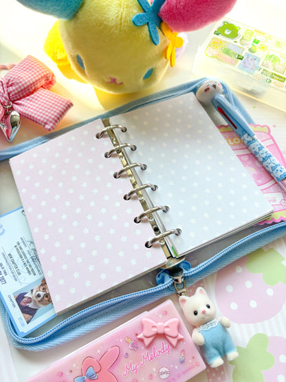 [Borah Studio] A7 Pink Blue Star Diary Inserts / Refills (20 sheets)